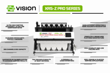 Vision XR5-Z PRO SERIES: Mesin Sortir Warna Profesional untuk Industri Skala Besar